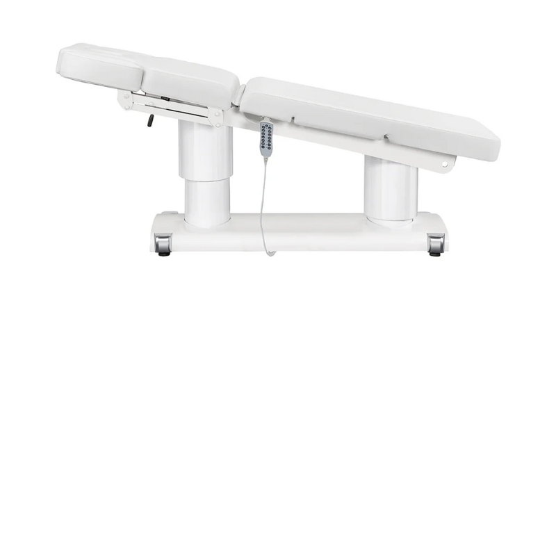 DIR Luxi 4-Motors Medical Spa Treatment Bed Table in White Fully Inclined