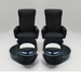 Belava Advantage Pedicure Chair With/Without Plumbing Front View of Two Chairs