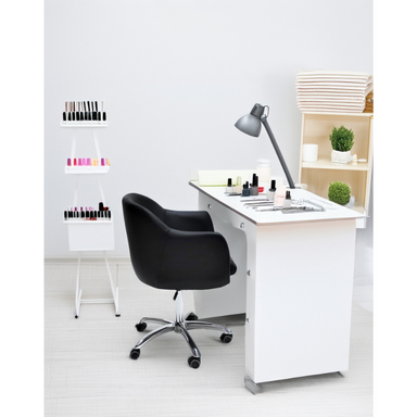 Belava Customer Chair In Black Salon Display