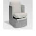 Belava Dorset Lounge Style Pedicure Chair With/Without Plumbing In Bisque Off White