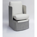 Belava Dorset Lounge Style Pedicure Chair With/Without Plumbing White and Light Gray Color Modern Style