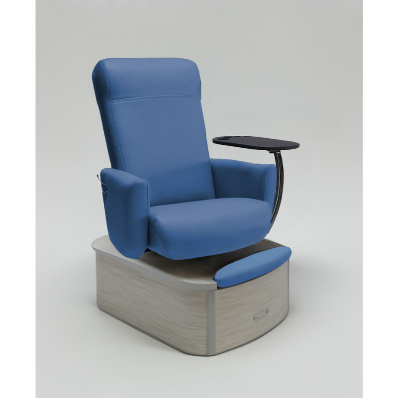 Belava Element Pedicure Chair With/Without Plumbing In Cosmic Bright Blue Salon Chair