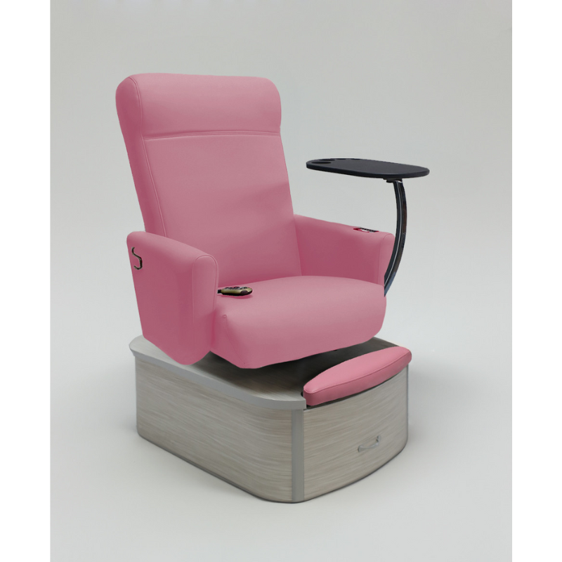 Belava Element Pedicure Chair With/Without Plumbing In Pink