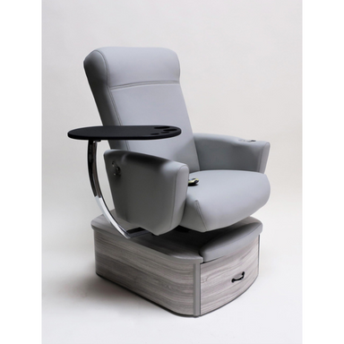 Belava Element Pedicure Chair With/Without Plumbing Light Gray Modern Salon Pedicure Chair 