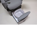 Belava Element Pedicure Chair With/Without Plumbing Light Gray Modern Salon Pedicure Chair Trio Foot Tub Close Up
