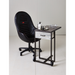 Belava Elora Manicure Dolly / Portable Manicure Table Modern Style With Wood Design And Drawer For Storage Display With Salon Chair