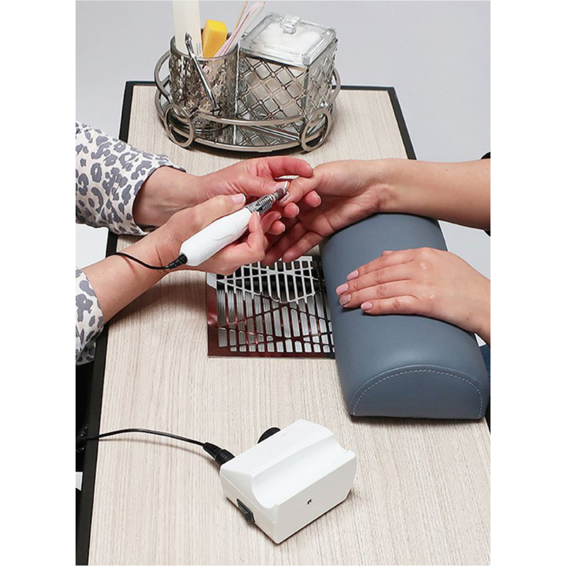 Belava Elora Manicure Table Display Modern Style Client Image