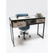 Belava Elora Manicure Table Display Modern Style Beige and Black Color With Storage and Technician Stool