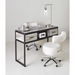Belava Elora Manicure Table Display Modern Style With Technician Stool Salon Image