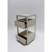 Belava Elora Salon Cart With Drawers for Storage Modern Style Wood Design With Open Drawers