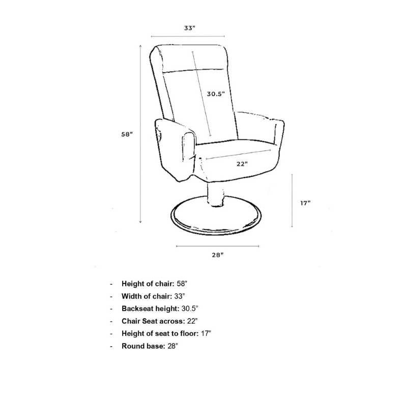 Belava Essence Multi Service Chair Dimensions Diagrams Measurements