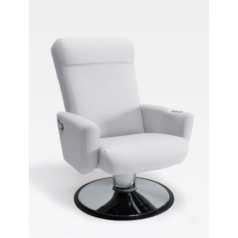 Belava Essence Multi Service Chair Modern Salon Chair In White Adjustable Height