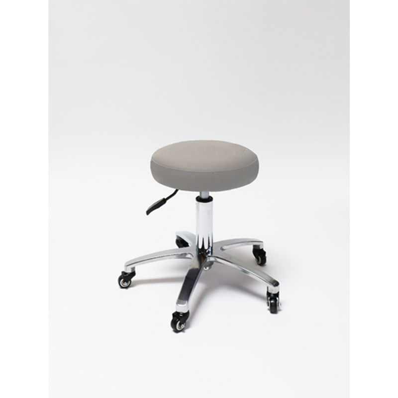 Belava Nail Tech Basic Stool In Grey with Low or Medium Pump 
