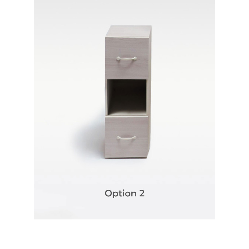 Belava Salon Cabinet Option Two