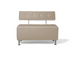 Belava Salon Chair Custom Seater In Light Neutral Modern Rectangle Salon Waiting Area Reception Customer Chair