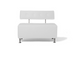 Belava Salon Chair Double Seater In Bisque Modern Rectangle Salon Waiting Area Reception Customer Chair