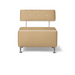 Belava Salon Chair One & Half Seater In Maple Yellow Modern Rectangle Salon Waiting Area Reception Customer Chair