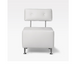 Belava Salon Chair Single Seater In Bisque Modern Salon Chair Waiting Area Reception Seating Chair