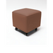 Belava Shorty Nail Tech Stool In Equestrian Warm Brown Square Salon Chair