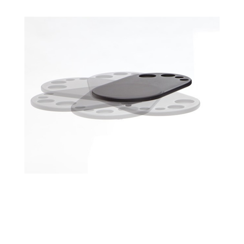 Belava Swiveling Manicure Table for Salon Seaters DIsplay Closeup