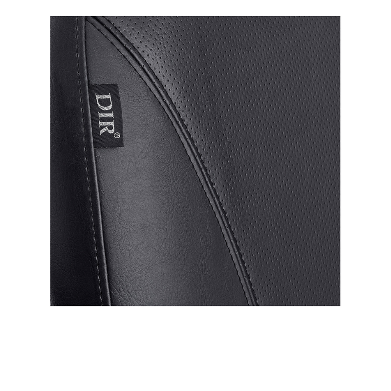 DIR Apollo 4-Motors Thermo Heated Med Spa Treatment Chair Bed Table Black Leather Material Closeup