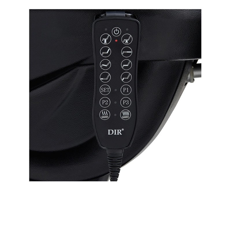 DIR Apollo 4-Motors Thermo Heated Med Spa Treatment Chair Bed Table Remote Closeup