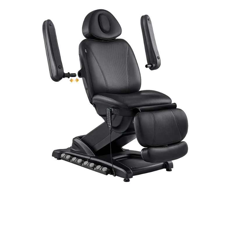 DIR Apollo 4-Motors Thermo Heated Med Spa Treatment Chair Bed Table With Detachable Armrests