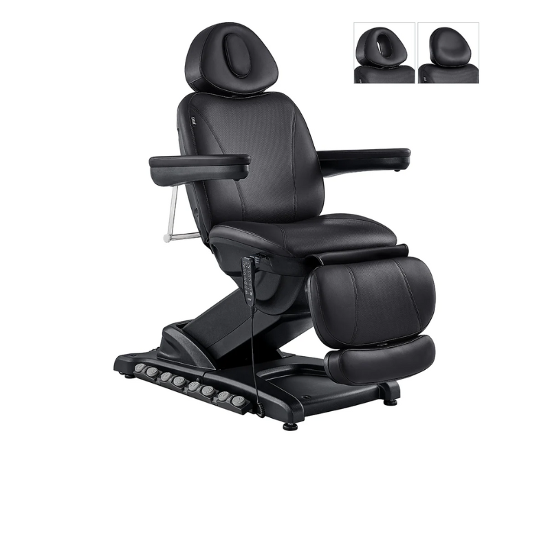DIR Apollo 4-Motors Thermo Heated Med Spa Treatment Chair Bed Table in Black