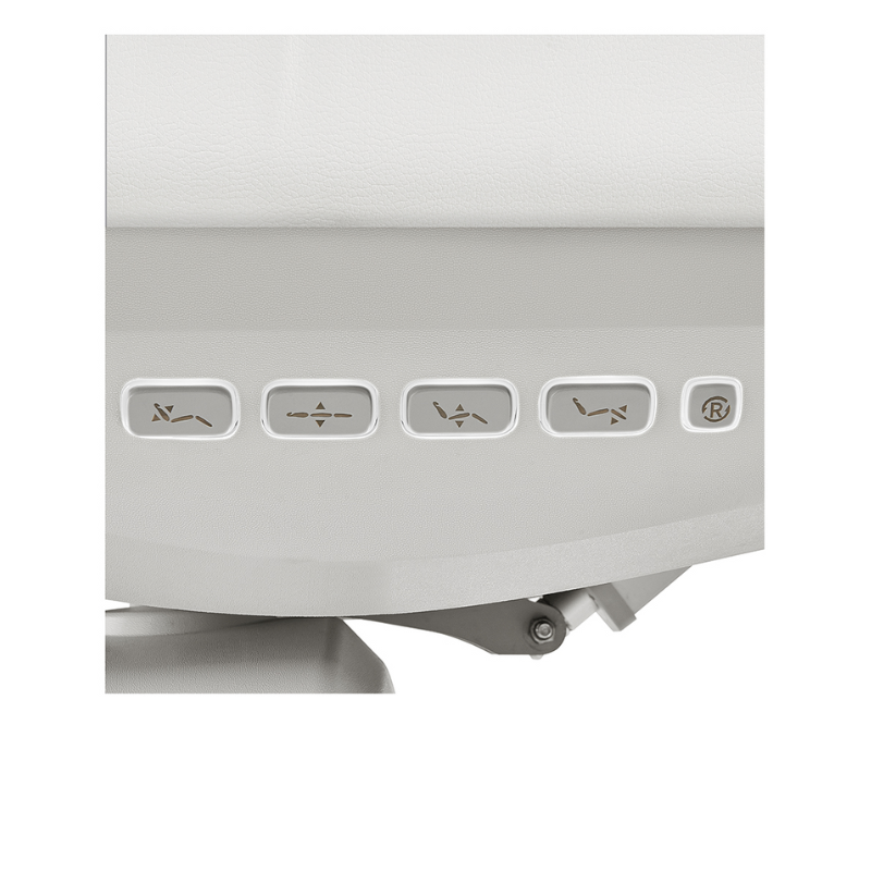 DIR Aurora Medical Gynecology Spa Table Chair with 4 Motors Hand & Foot Remote Closeup Recline Options