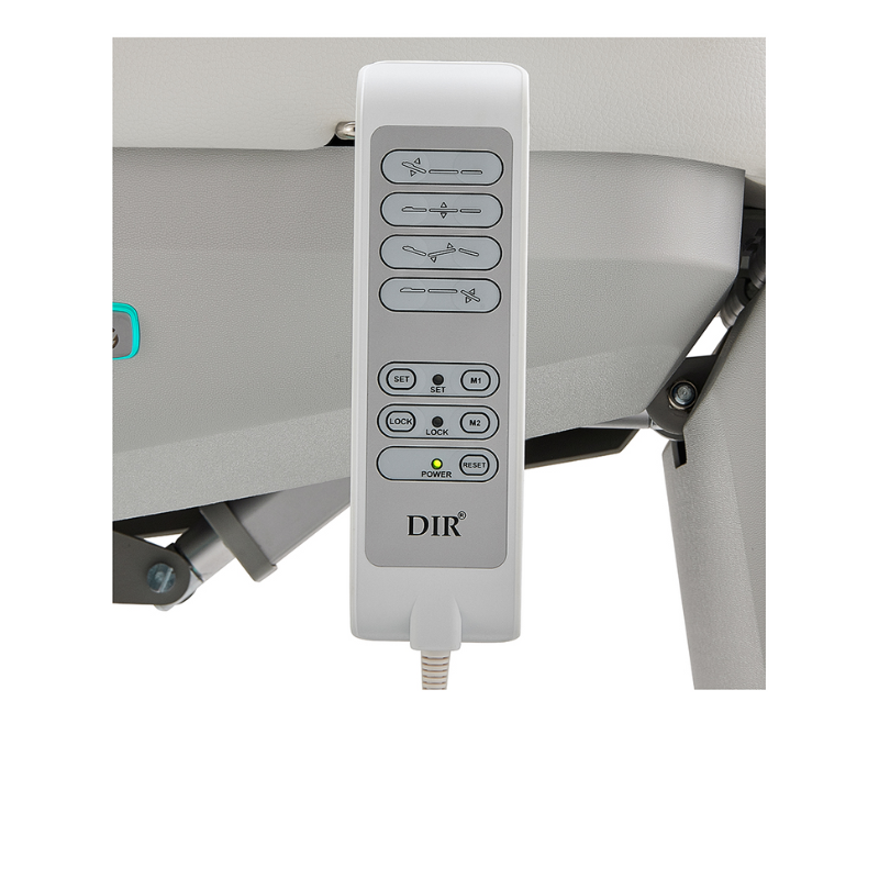 DIR Aurora Medical Gynecology Spa Table Chair with 4 Motors Hand & Foot Remote Closeup View