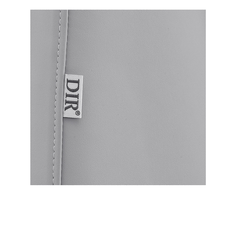 DIR Aurora Medical Gynecology Spa Table Chair with 4 Motors Hand & Foot Remote Leather Material Closeup in Gray