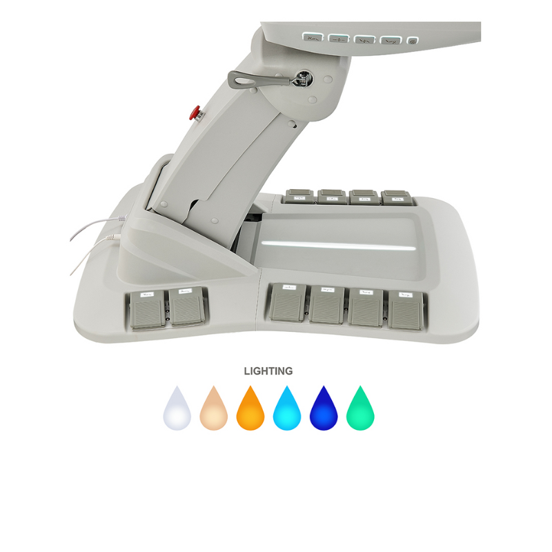 DIR Aurora Medical Gynecology Spa Table Chair with 4 Motors Hand & Foot Remote Led Color Options