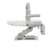 DIR Aurora Medical Gynecology Spa Table Chair with 4 Motors, Plus Hand & Foot Remote in White With Adjustable Backward Recline