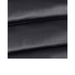 DIR Bella V Recline Massage Salon Shampoo Station Black Faux Leather and Stitching Closeup