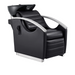 DIR Bella V Recline Massage Salon Shampoo Station in Black with Black Shampoo Bowl