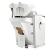 DIR Bella V Recline Massage Salon Shampoo Station in White Back View