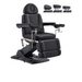 DIR Geneva Exam Chair Table Bed with stirrups OB GYN Gynecology in Black With adjustable head rest