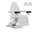 DIR Geneva Exam Chair Table Bed with stirrups OB GYN Gynecology in White Front View