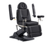 DIR Geneva Exam Chair Table with stirrups OB GYN Gynecology in Black With  stirrups and detachable removable arm rest