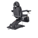 DIR Geneva Exam Chair Table with stirrups OB GYN Gynecology in Black back view