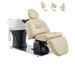 DIR Maximus Spa Salon Reclining Shampoo Bed with Rotating Seat in Beige