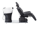 DIR Maximus Spa Salon Reclining Shampoo Bed with Rotating Seat in Black Side View