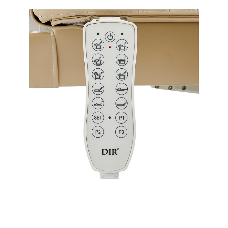 DIR Tranquility 4-Motors Electric Medical Spa Treatment Exam Table Beige Control Panel Remote