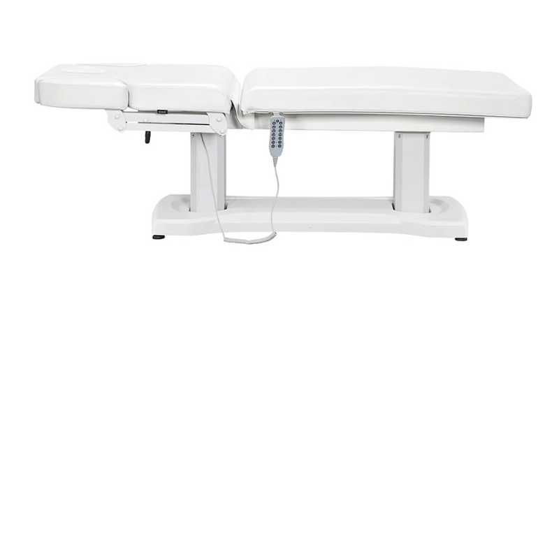 DIR Tranquility 4-Motors Electric Medical Spa Treatment Table In White Fully Reclined