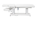 DIR Tranquility 4-Motors Electric Medical Spa Treatment Table In White Fully Reclined With Adjustable Head Rest
