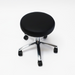 Nail Tech Stool Corte with Low Pump Black Salon Rolling Wheels Stool Chair