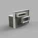 Reception Counter Solutions Madison Reception Desk with Rectangle Shelves In White and Graywood Dark Gray Wood Color Geometric Modern Style 4ft 5ft 6ft or 7ft Wide